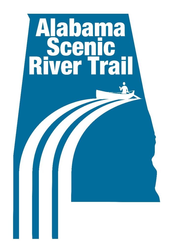Alabama Scenic River Trail logo and illustration